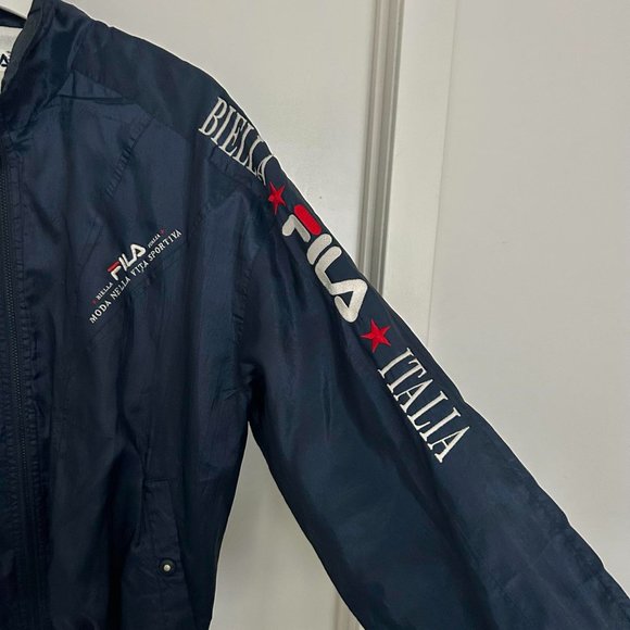 Vintage 90s Fila Italia Bomber Jacket - Picture 4 of 6